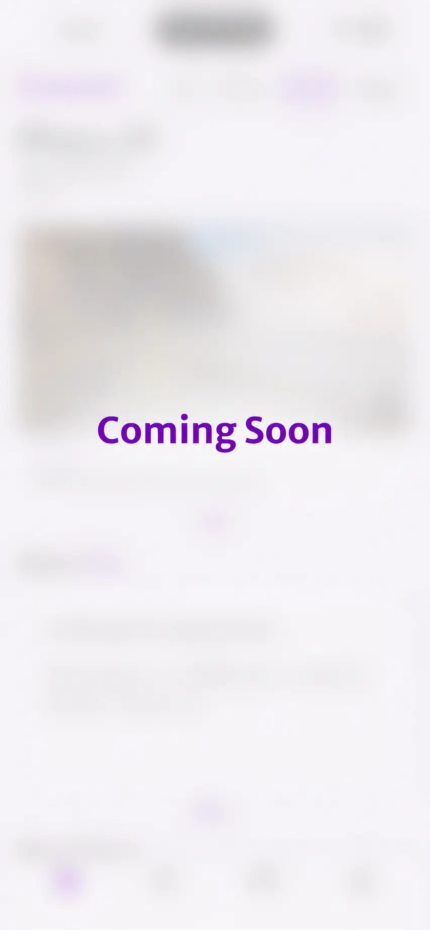 Essence app coming soon screen